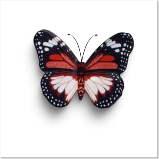 Digital Colourful Butterfly Posters and Art